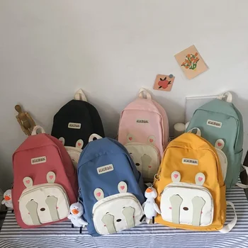 Милая Мультяшная Школьная Сумка Студентки Корейской версии Harajuku Junior High School Backpack High School All-Match Ins Backpack