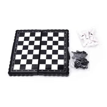 портативный мини-складной набор магнитных шахмат, развивающие игрушки для детей