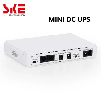SKE DC Mini UPS POE-431P Резервный источник бесперебойного питания POE Встроенный 8800 мАч с входом 100 В ~ 240 В переменного тока, Выходная мощность 17 Вт
